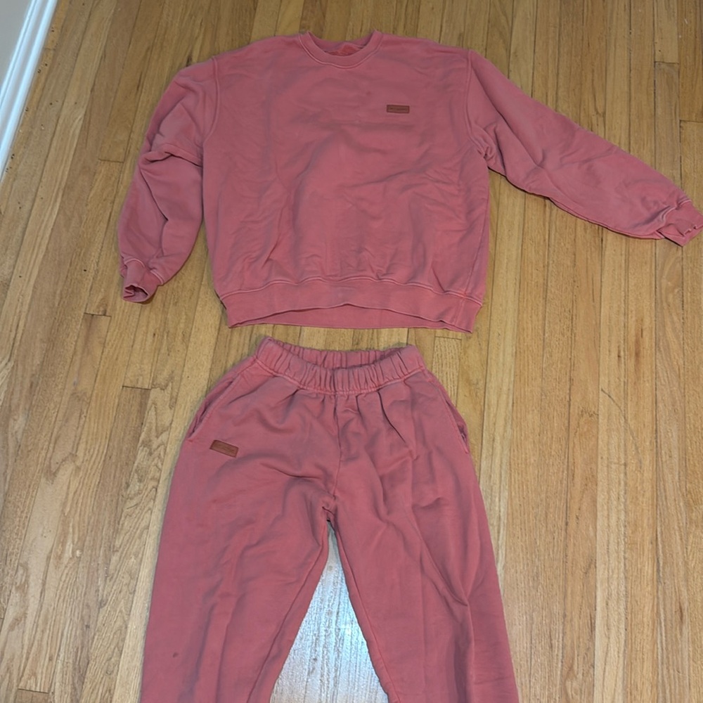 Set Active Orange sweatsuit
